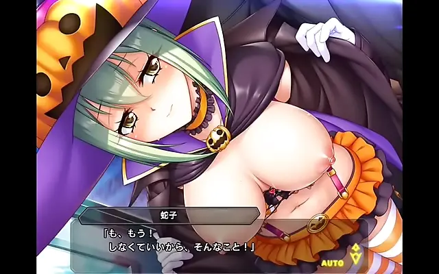 Emerald Green Sheets Hot Big Tits Cumshot Fuck in Hentai Game