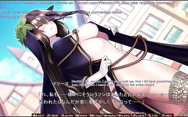 Raven Black seduces with dark allure in anime fantasy adventure