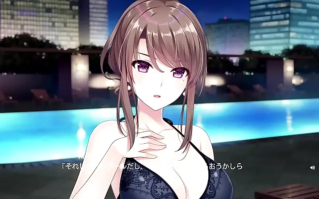 Against the Window Pane Tsuki Entices Kiriko in Ecstatic Anime Bliss