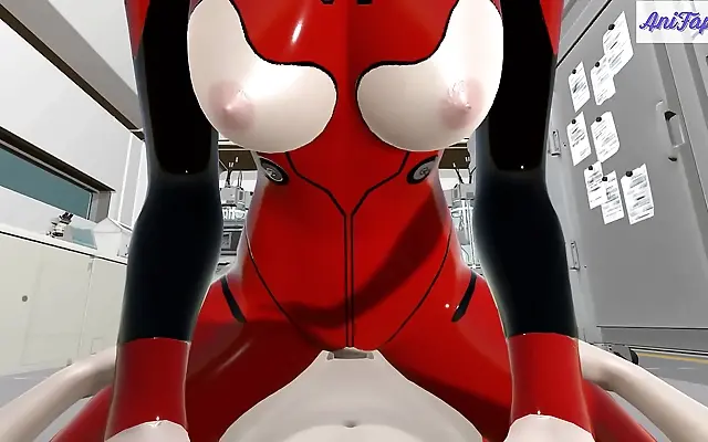 Aska Rides My Dick in Steamy 3D Hentai Action