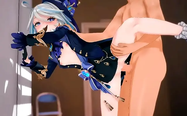 Furina Takes It Doggystyle in Steamy Anime Action
