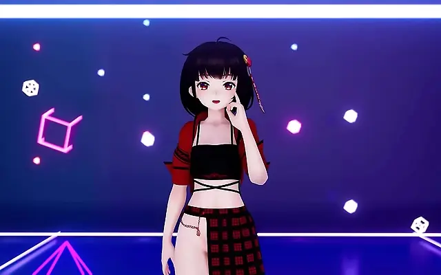 Sultry VTuber MMD Session Heats Up