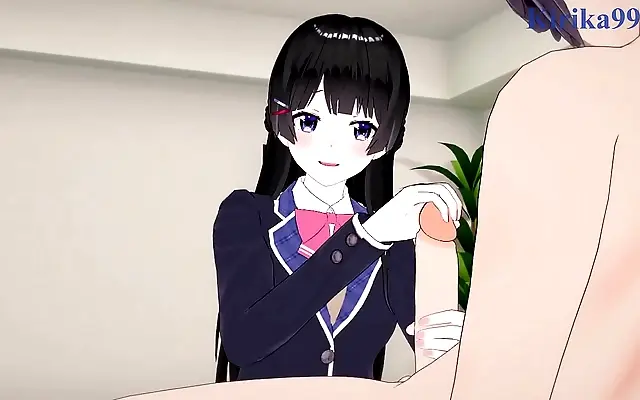 Tsukino Mito and Takamiya Rion 3D Hentai Teen Fantasy