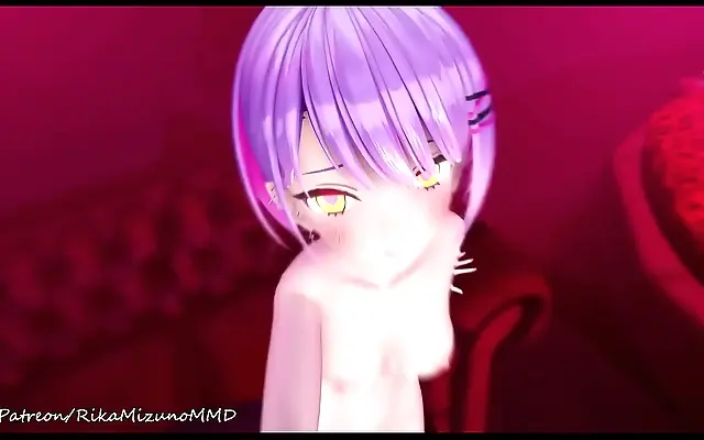 3D Hentai Dance Fantasy with Tokoyami Towa