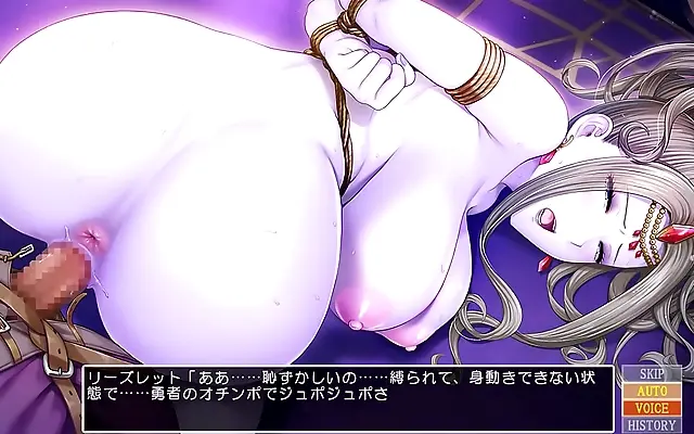 Sultry Dragon Bride Blowjob Fantasy in Japanese Hentai Game