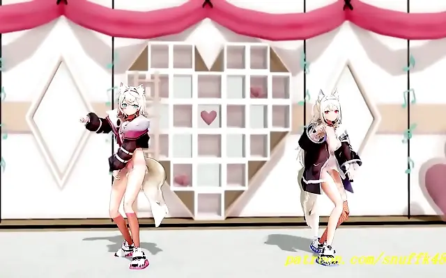 Fuwa Moco's Sensual 3D Dance Fantasy
