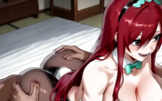 人人摸 人妻精品一区二区 欧美日韩 多水 Erza Seduces the Dragon King in Forbidden Anime Fantasy