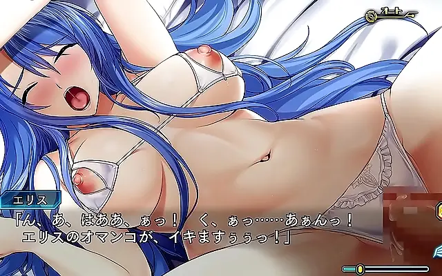 Close-up on Elise Riding Exshill in Intense Hentai Sex Level 4